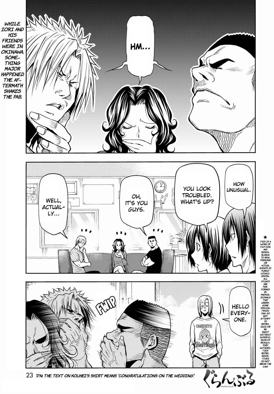 Grand Blue, Chapter 72 image 01